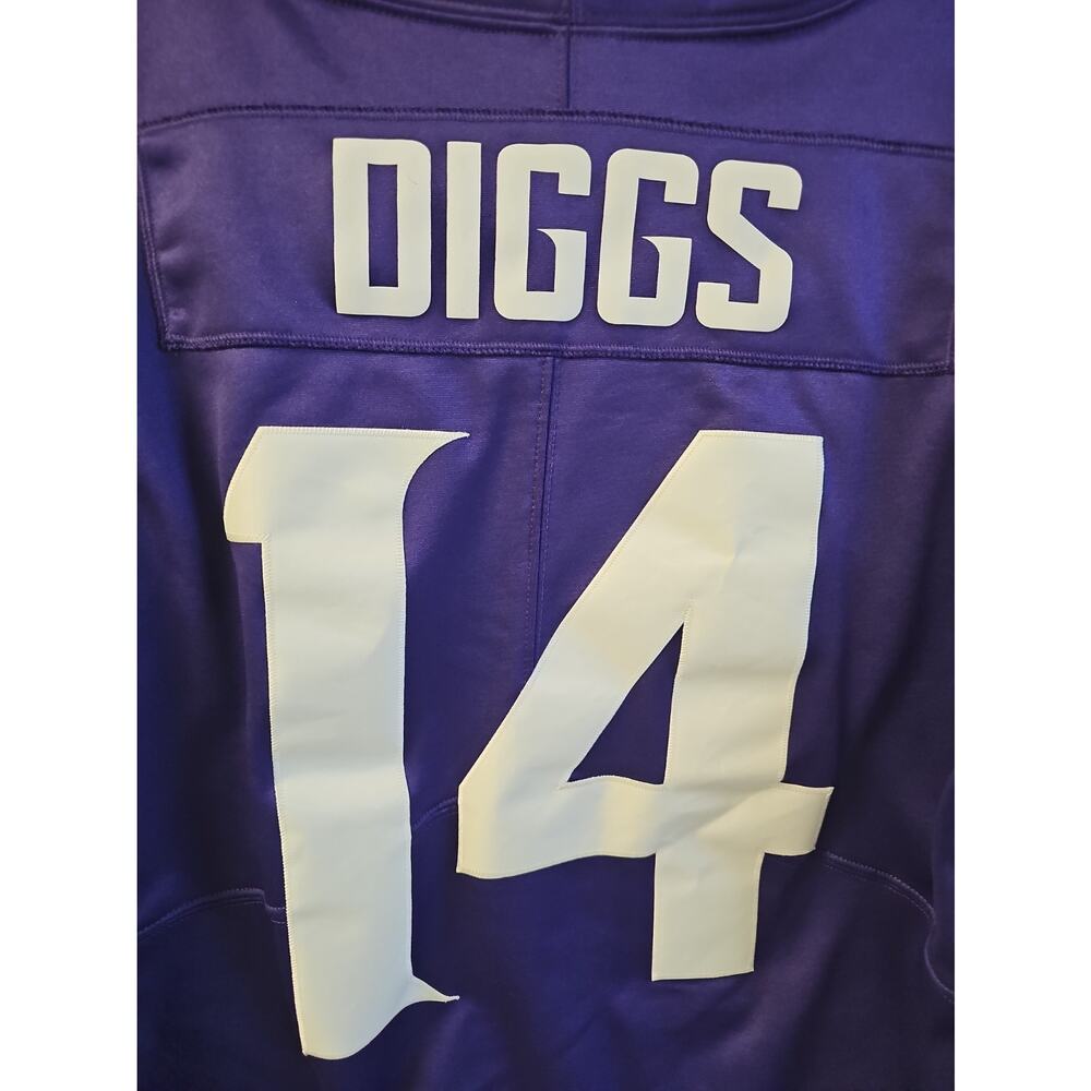 NFL Minnesota Vikings Stefon Diggs #14 Nike Long Sleeve Jersey Men’s Small - Picture 8 of 8